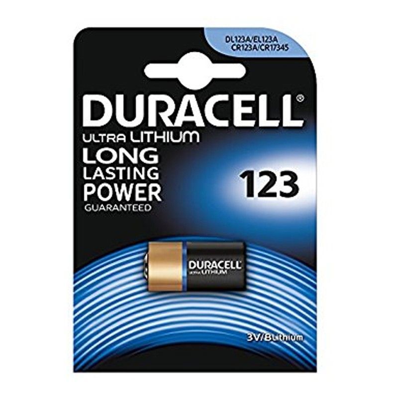 Pila cr123a duracell 3v (blister 1 pila)