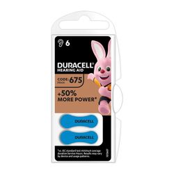 Pila para audífono DURACELL Pila Audifono Da 675 Duracell 6 Unidades