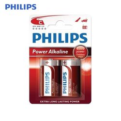 Pila philips alkalina lr14 c (blister 2 pilas)