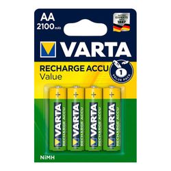Pila varta recargable . Accu aa lr06 2100mah pack 4uni