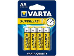 Pila varta salina superlife aa tipo r-06 blister de 4 unidades