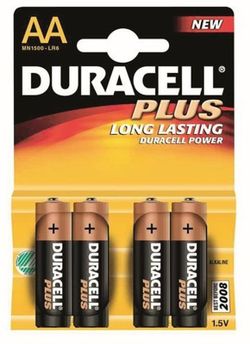 Pilas alcalinas plus power de duracell