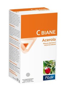 Pileje Cbiane Acerola 60 Comprimidos Masticables