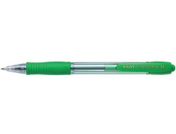 PILOT Boligrafo retractil Supergrip verde Tinta aceite BPGP-10R-M-G