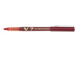 PILOT Roller V7 Rojo Tinta liquida BX-V7-R Diámetro de bola: 0,7 mm