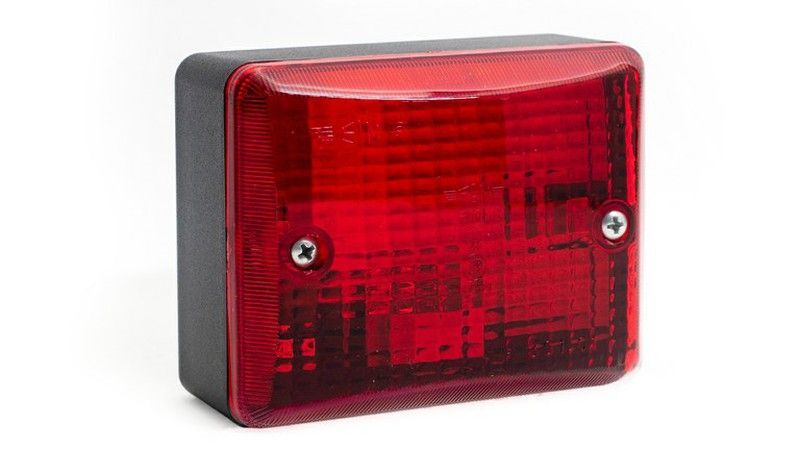 Piloto antiniebla posterior con dispersor rojo Sim