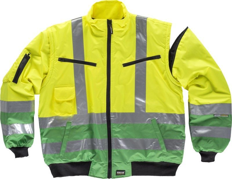 Piloto combinada alta visibilidad Verde / Amarillo