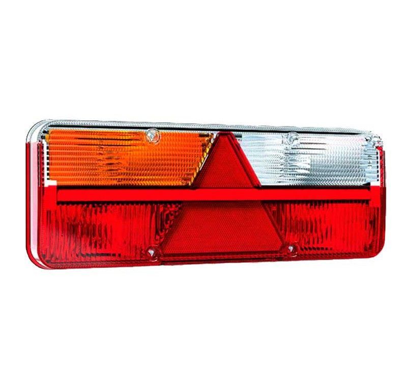 Piloto de bombillas izquierdo de 7 funciones con luz de matrícula FT-500-145 - Fristom