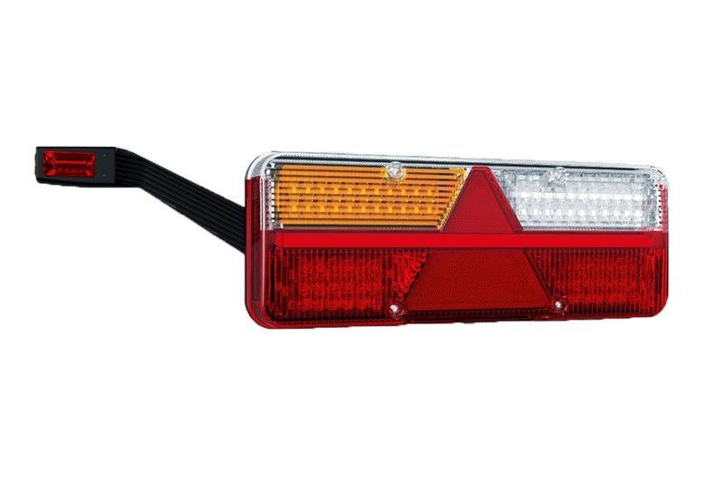 Piloto de LED izquierdo de 7 funciones con luz de matrícula y cuerno FT-500-1345LED - Fristom