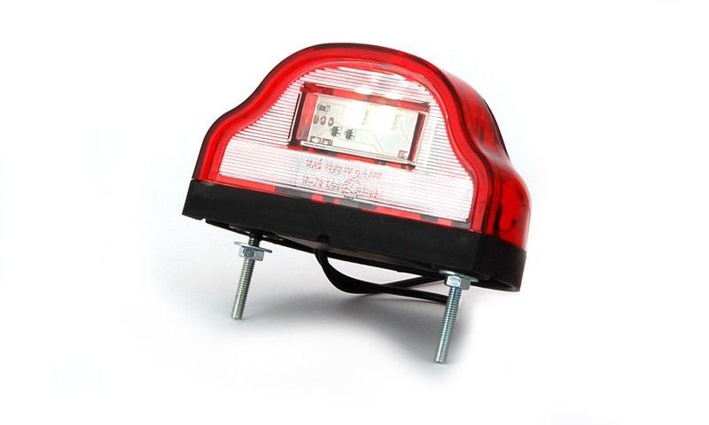 Piloto de matrícula LED rojo universal 55-0997 - Was