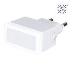 Piloto de noche con led con interruptor 1.5w solera