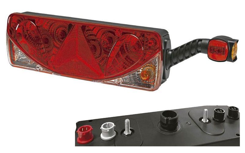 Piloto derecho con cuerno. Con 7 funciones + 4 auxiliares.