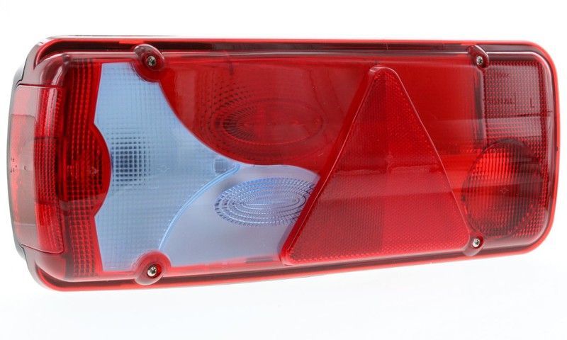 Piloto LC8T trailer azul izquierdo con luz matrícula