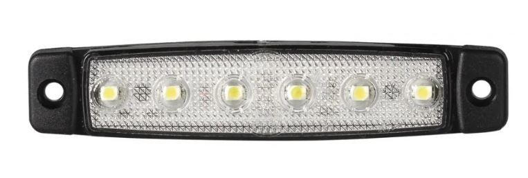 Piloto miniled blanco 12v de 6 leds