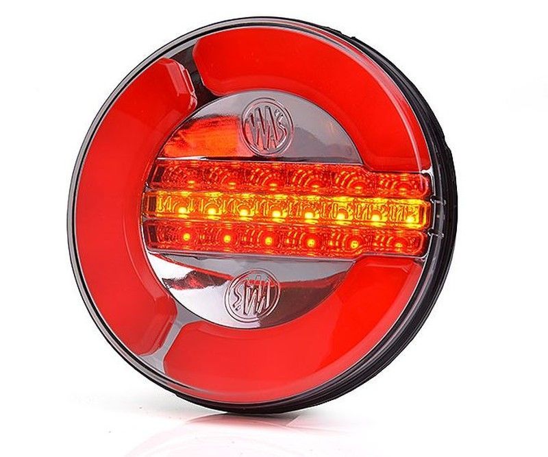 Piloto Multifuncion LED Redondo Con Posición-Freno-Dirección