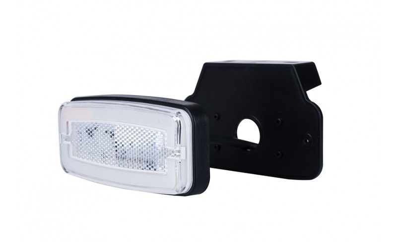 Piloto posición delantero blanco LED efecto Neón 12/24V con soporte (opcional) y réflex