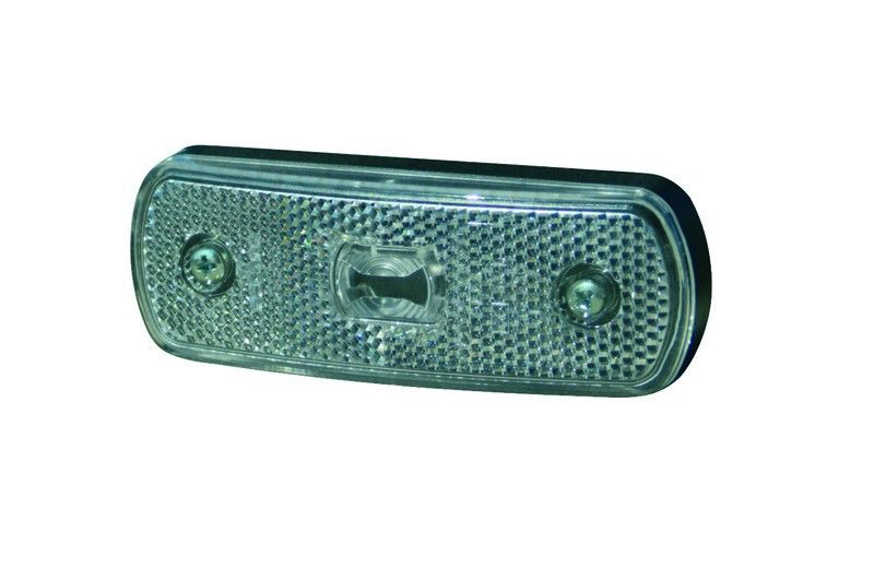 Piloto Posición Led Blanco 12/24v Con Cable De 0,5m