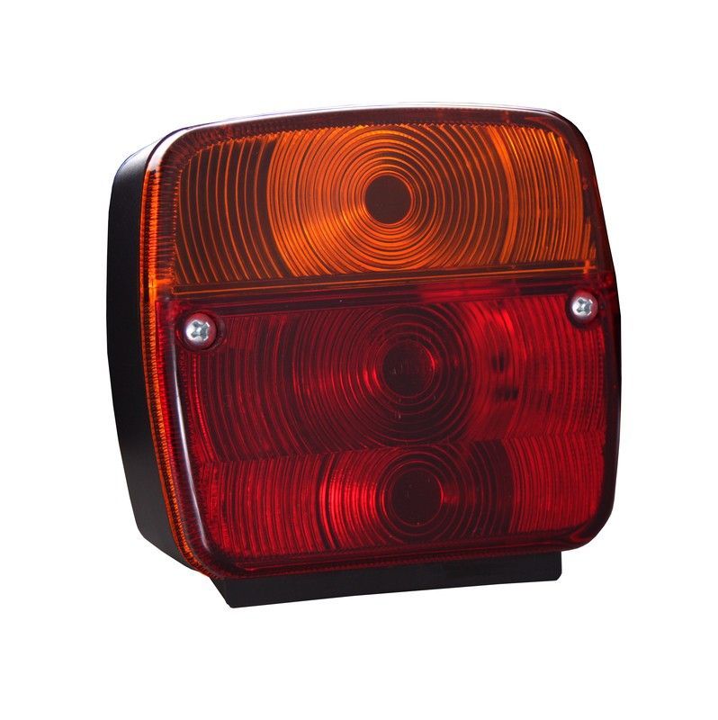 Piloto Trasero Ámbar-Rojo 3 Lámparas 4 Funciones