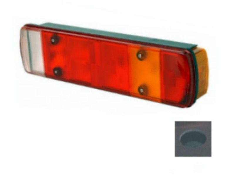 Piloto trasero conector agujero inferior Scania