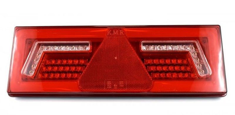 Piloto Trasero Derecho LED Efecto Neón Con Triángulo