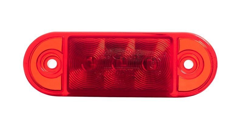 Piloto trasero extra plano galibo rojo Led 12/24 volts