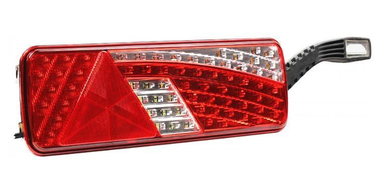 Piloto trasero full led derecho con cuerno