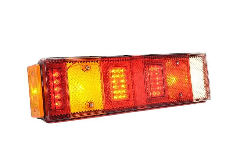 Piloto trasero Híbrido multifunción izquierdo con luz de matrícula 99-0656 - Was