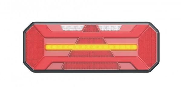 Piloto trasero led izquierdo con intermitente dinámico y triángulo