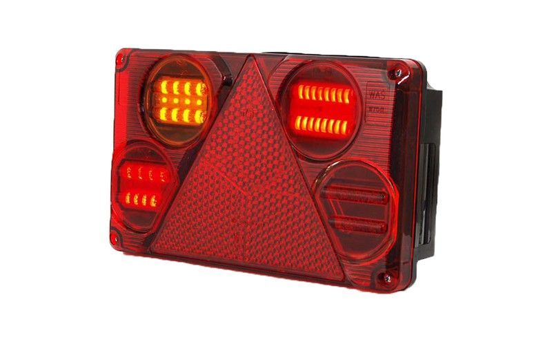 Piloto trasero LED multifunción izquierdo con antiniebla 99-0393 - Was