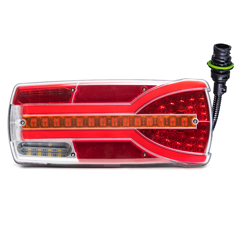 Piloto trasero multifunción Carmen LED 12/24V derecho (lado acompañante) con conector