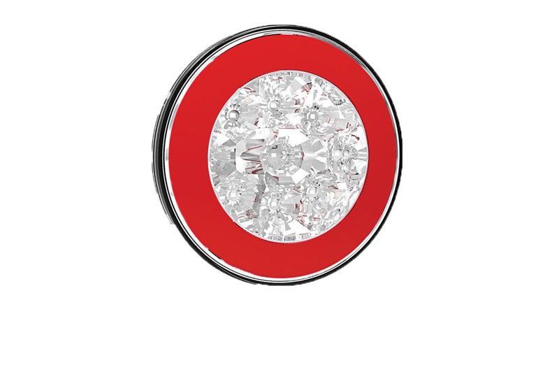 Piloto trasero redondo de LED con posición y marcha atrás FT-112LED - Fristom