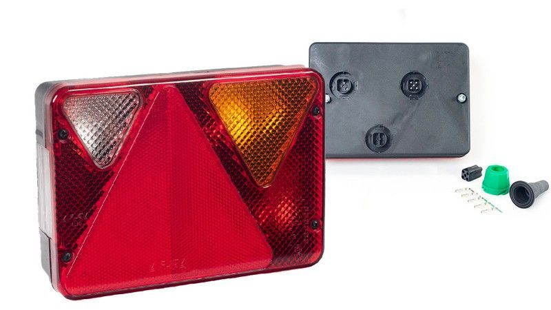 Piloto trasero remolque derecho (lado acompañante) con luz marcha atrás RL80.DA