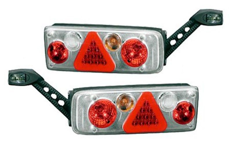 Piloto trasero remolque triangulo cuerno Led Hibrido Kögel