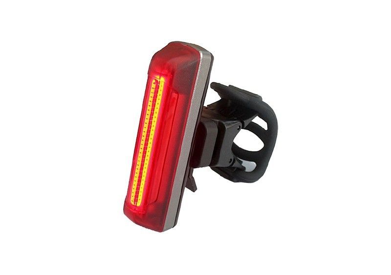 🚴‍♂️🔴 Piloto Trasero RIDERS F71  – 50 Lúmenes 💡 | Luz LED USB 🔋 | Para Tija Aero 🚲 | Visibilidad Total y Estilo Deportivo 🚨