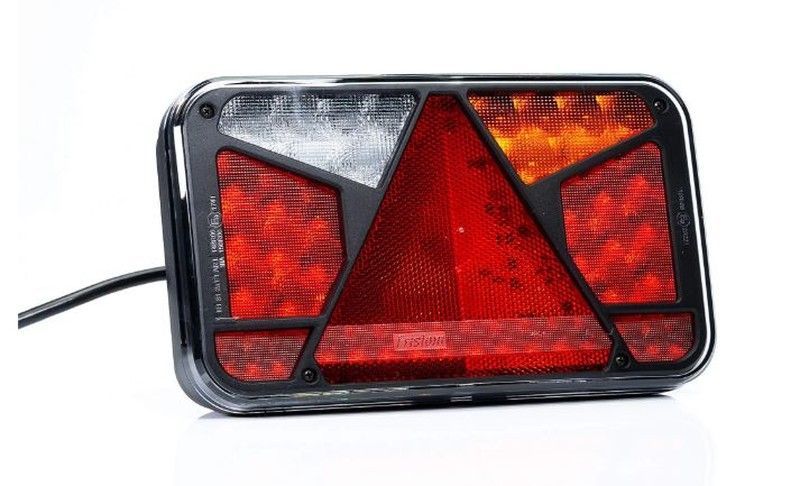 Piloto Trasero Universal LED Derecho Con 7 Funciones