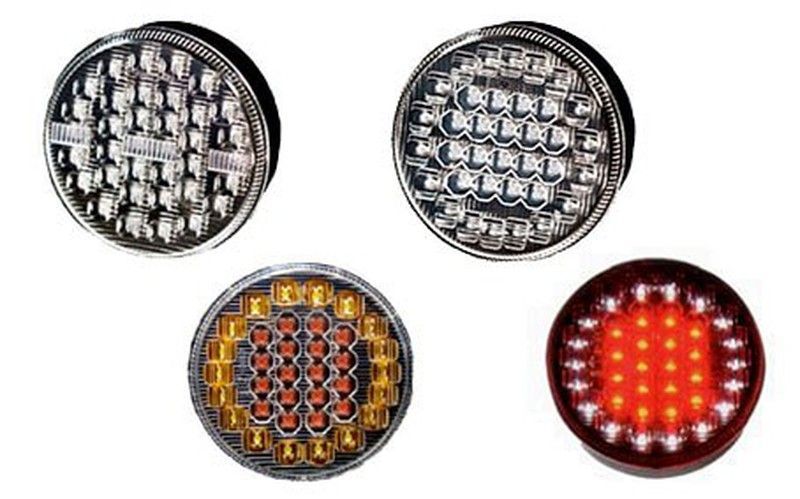 Pilotos traseros redondos multifunción Led