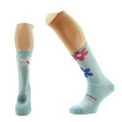 Pimiento Negro Calcetín running caña alta FLORENCIA color Azul