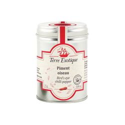 Pimiento ojo de pájaro o pili-pili 25 g Terre Exotique