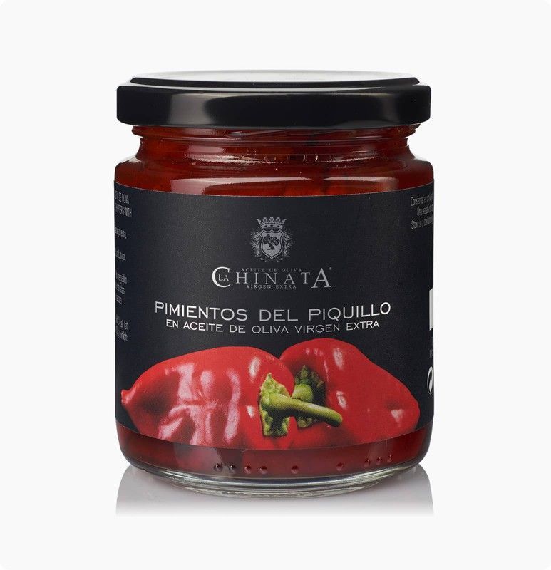 Pimientos del piquillo con aove la chinata 250 grs