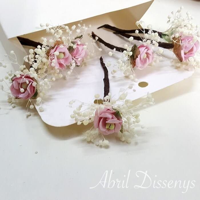 Pin de Flor Peonía para el Pelo