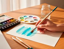 Pincel para pintura acrilica y acuarela liderpapel n 16 punta filbert / lengua gato de pelo sintetico certificado