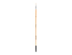 Pincel para pintura al oleo y acrilica liderpapel n 0 punta plana de pelo de cerda certificado fsc