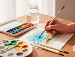 Pincel para pintura al oleo y acrilica liderpapel n 16 punta redonda de pelo de cerda certificado fsc