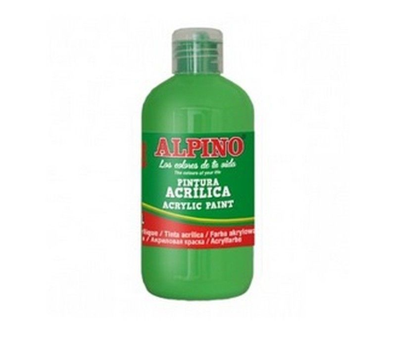 Pintura acrílica ALPINO 250 ml. Verde Claro