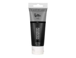 Pintura acrilica liderpapel tubo de plastico de 120 ml color negro marfil