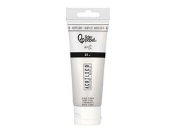 Pintura acrilica liderpapel tubo de plastico de 60 ml color blanco titanio