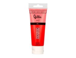 Pintura acrilica liderpapel tubo de plastico de 60 ml color rojo carmin