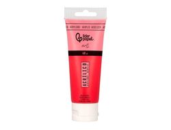 Pintura acrilica liderpapel tubo de plastico de 60 ml color rojo pirrol