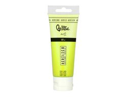 Pintura acrilica liderpapel tubo de plastico de 60 ml color verde limon