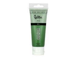 Pintura acrilica liderpapel tubo de plastico de 60 ml color verde oscuro